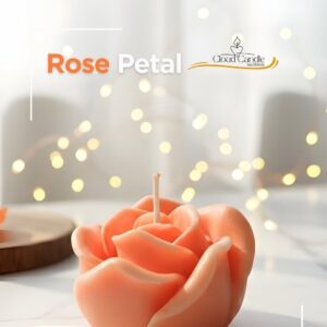 Home rose candle